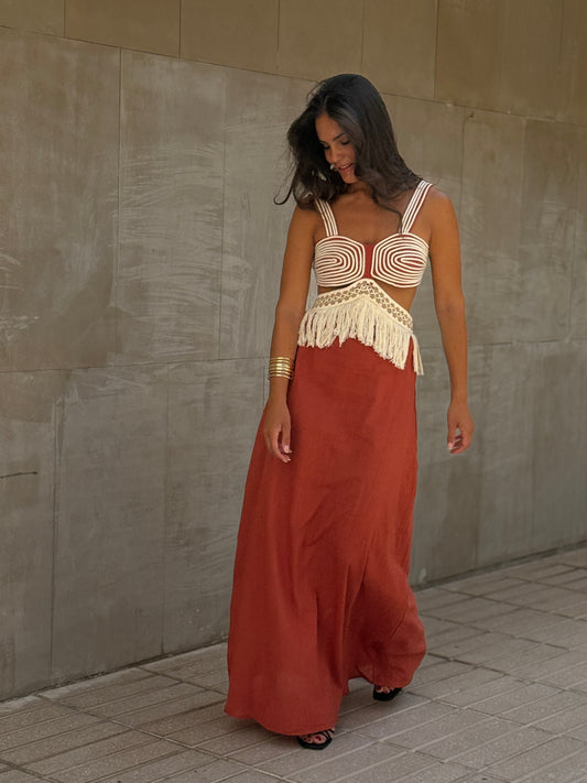 VESTIDO INDHIA TEJA