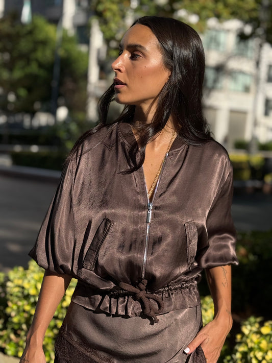 BOMBER SANNA BROWN