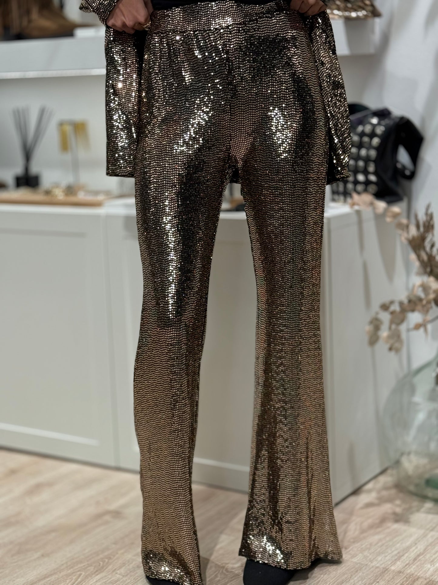 PANTALON PARTY GOLD