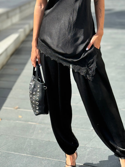 PANTALON  SANNA BLACK (Preventa Fecha Aprox Entrega 21 Octubre)