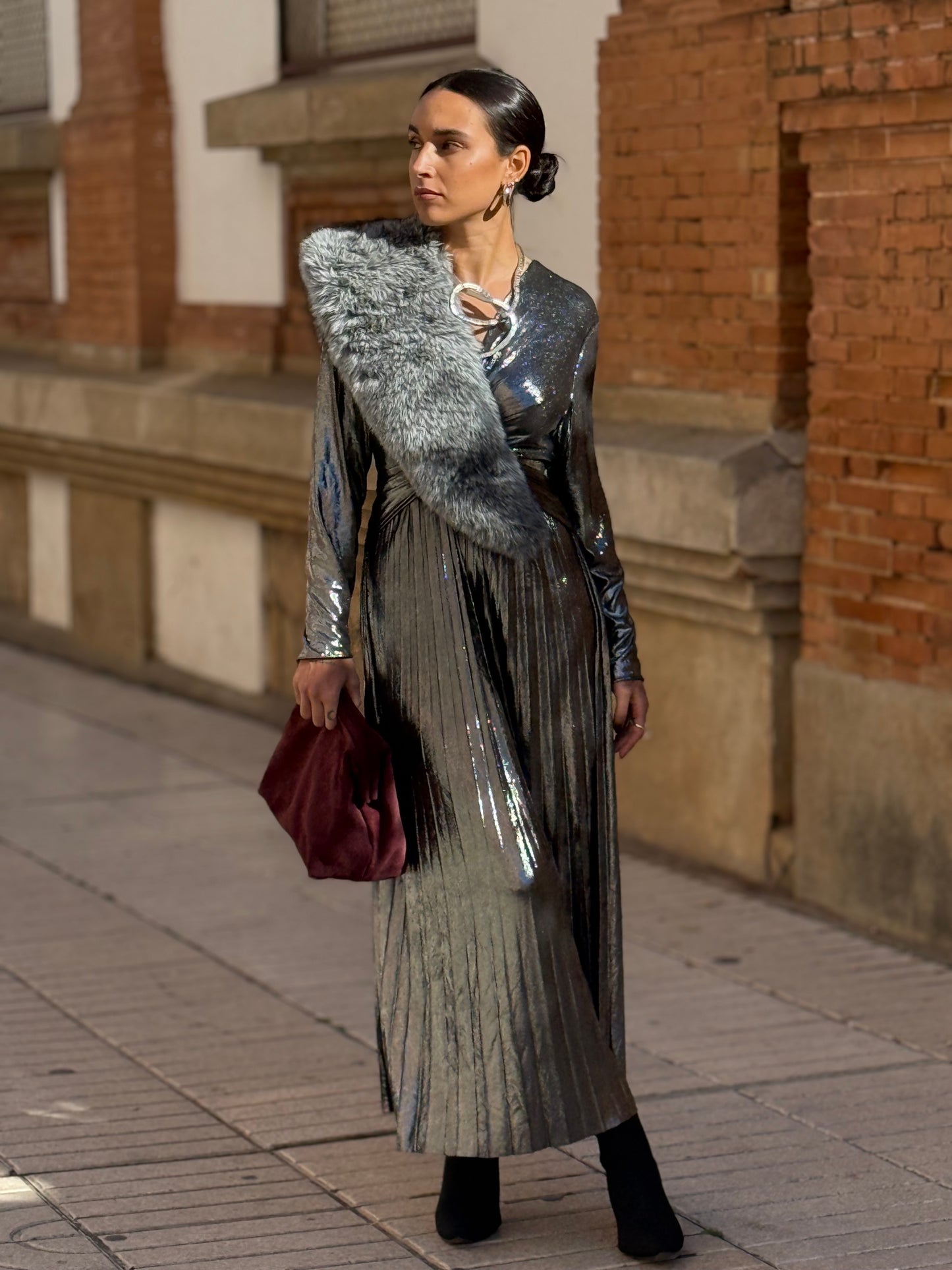 VESTIDO ALLEGRA SILVER