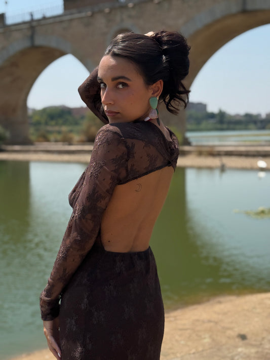 VESTIDO MARGOT BROWN