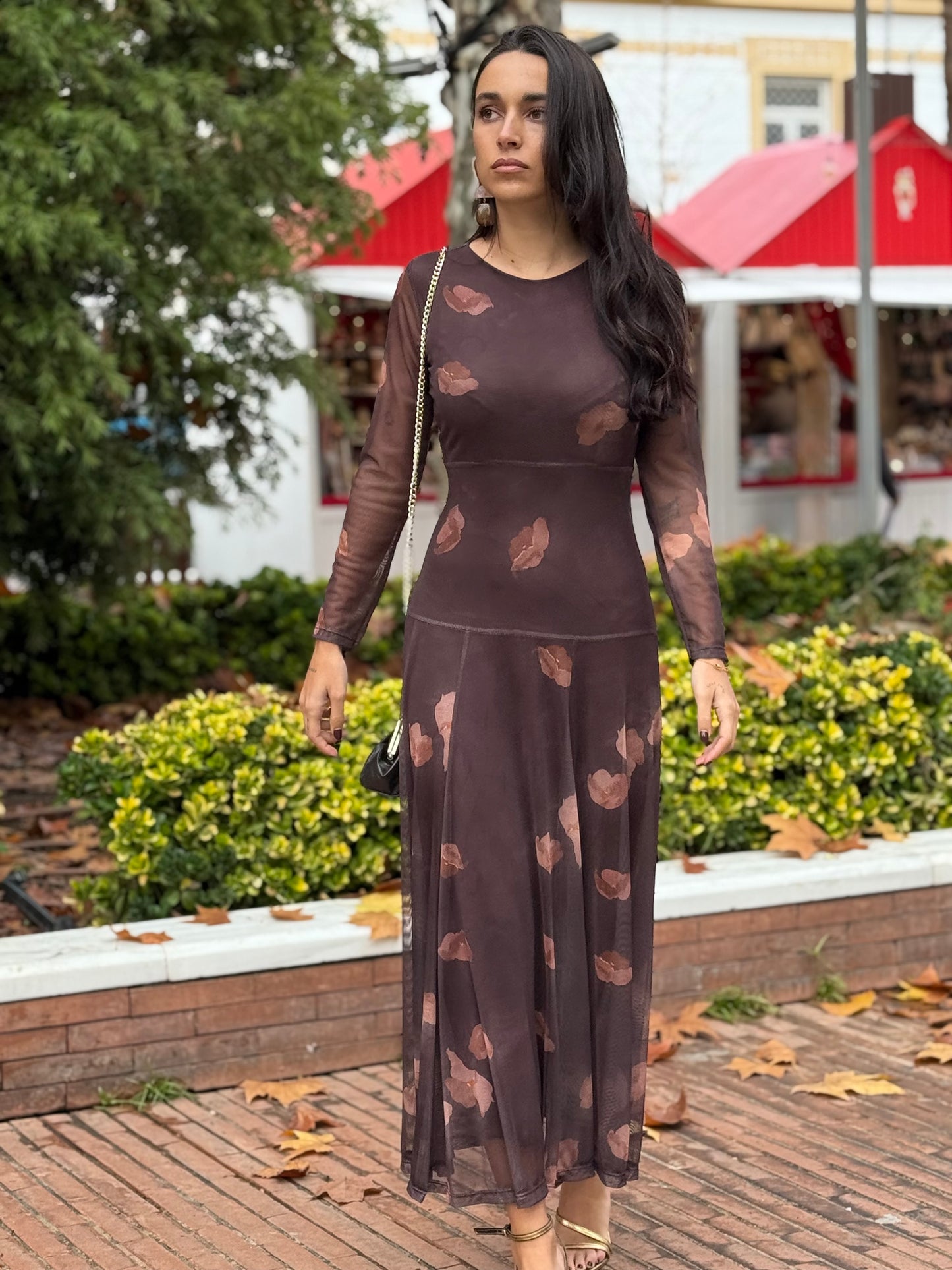 VESTIDO PETUNIA BROWN