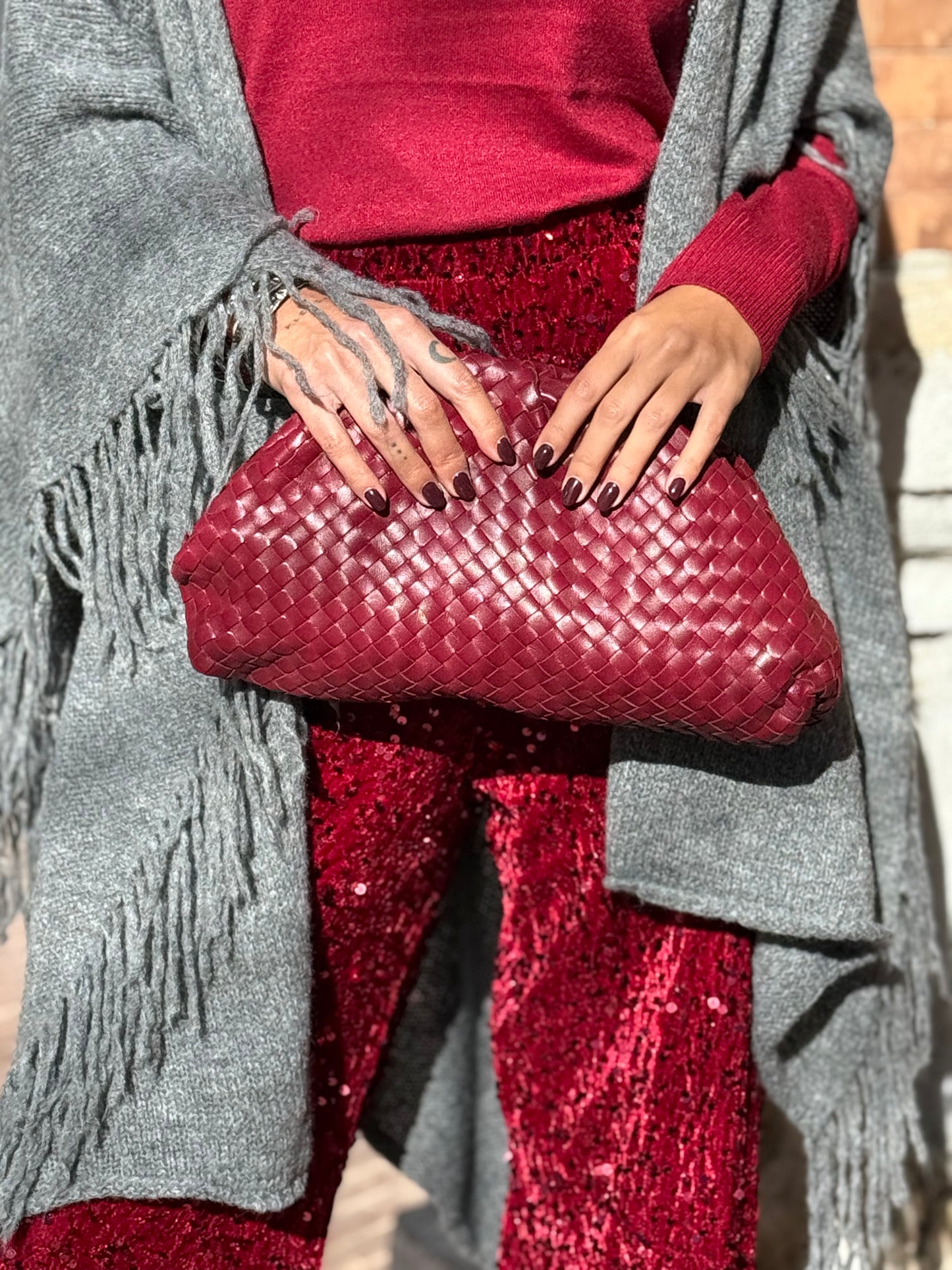 BOLSO MILENA BURDEOS