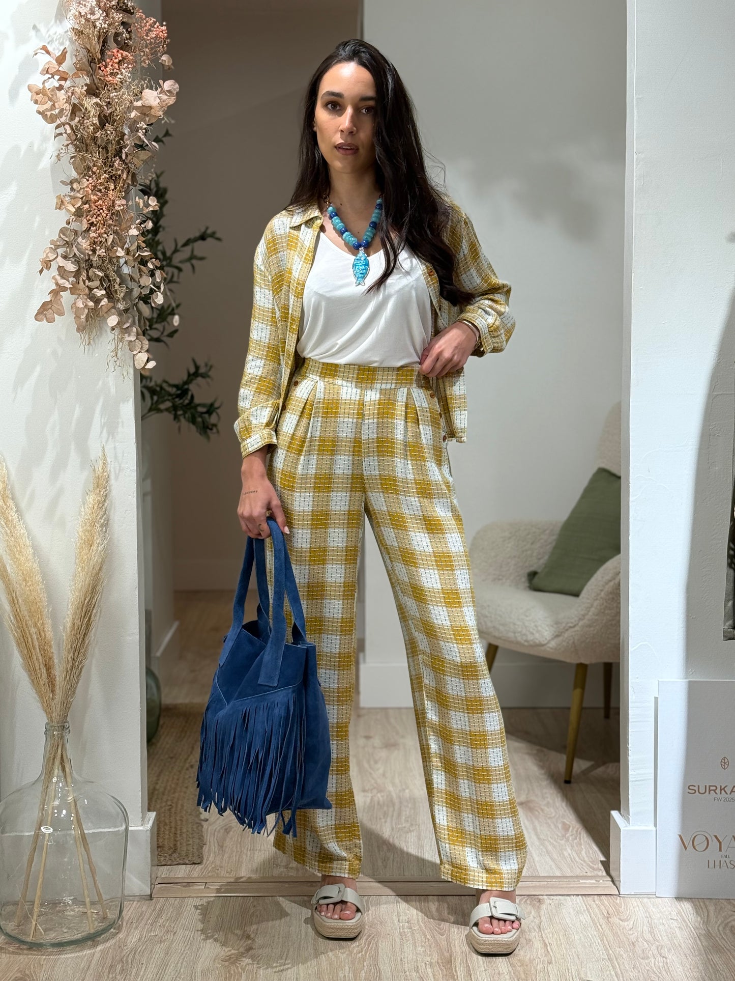 PANTALON SQUARE YELLOW