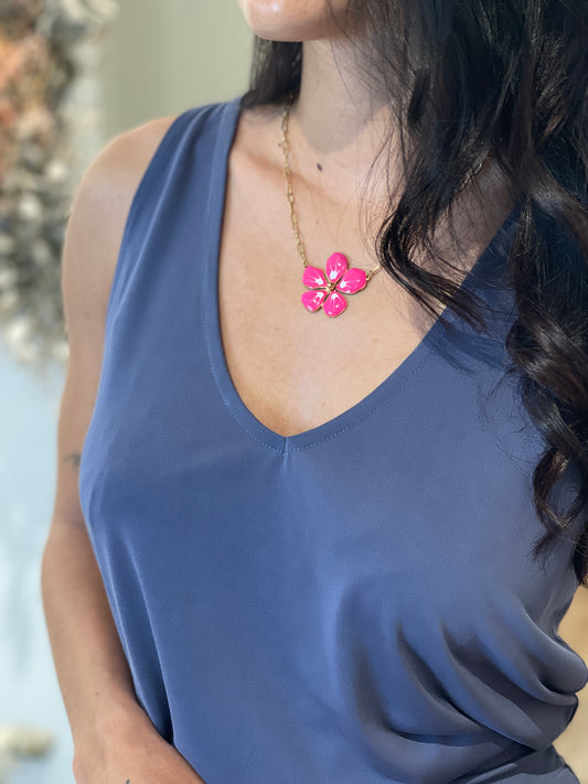 COLLAR FLOR PINK