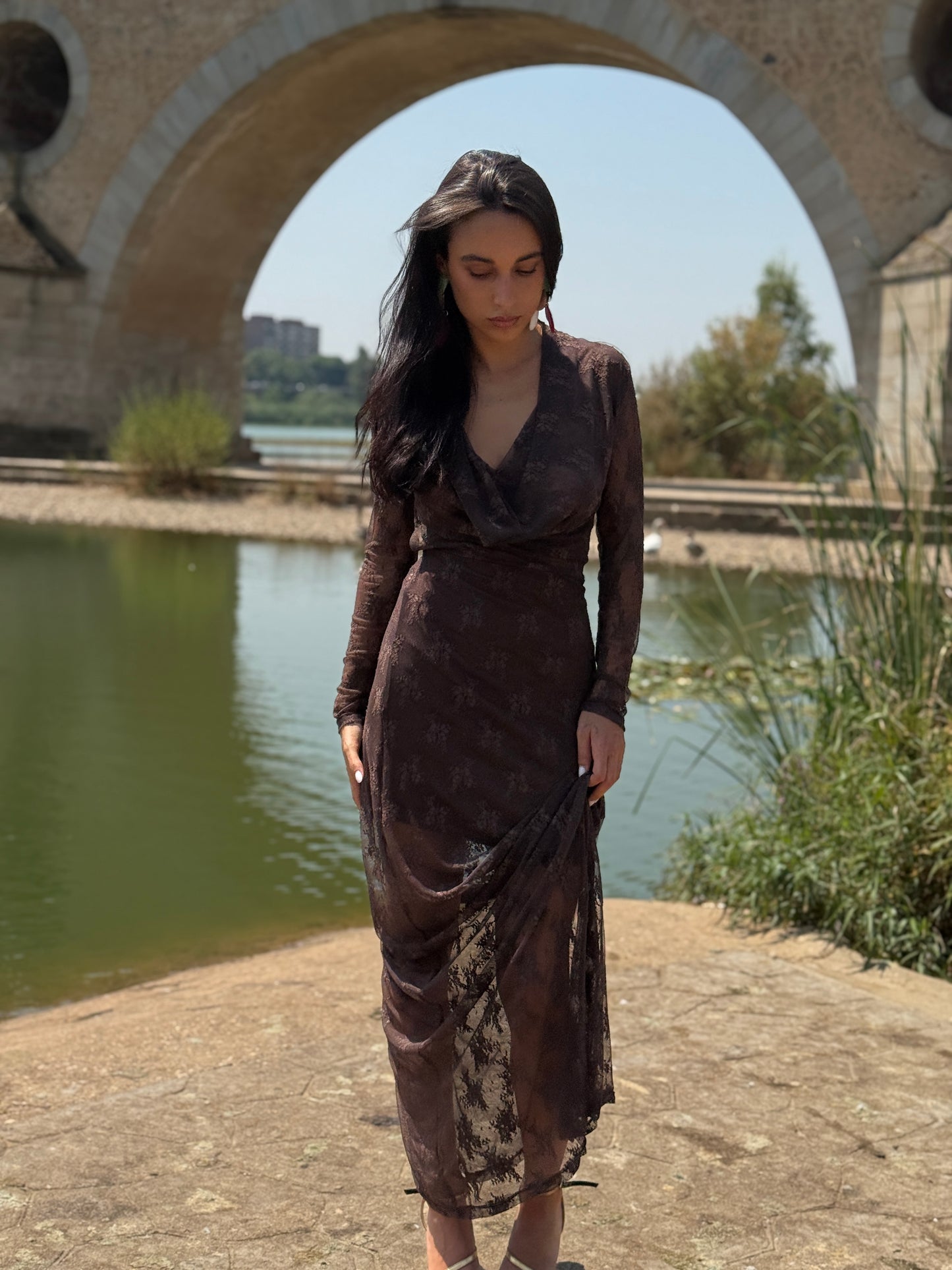 VESTIDO MARGOT BROWN