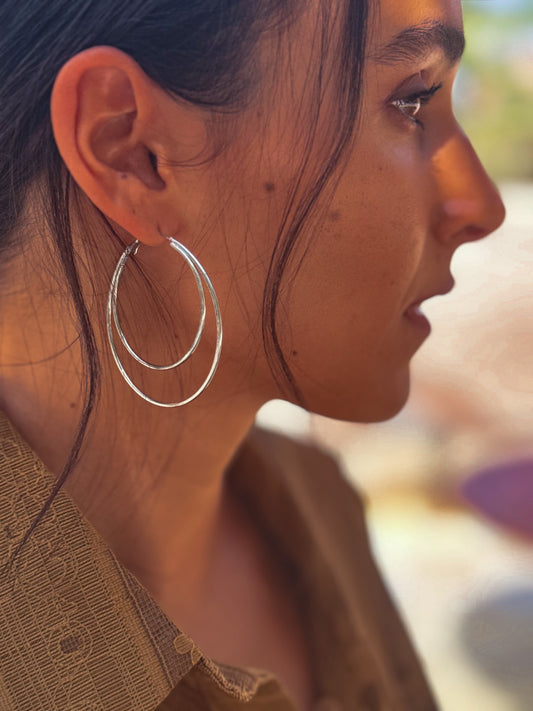 PENDIENTES DOBLE ARO