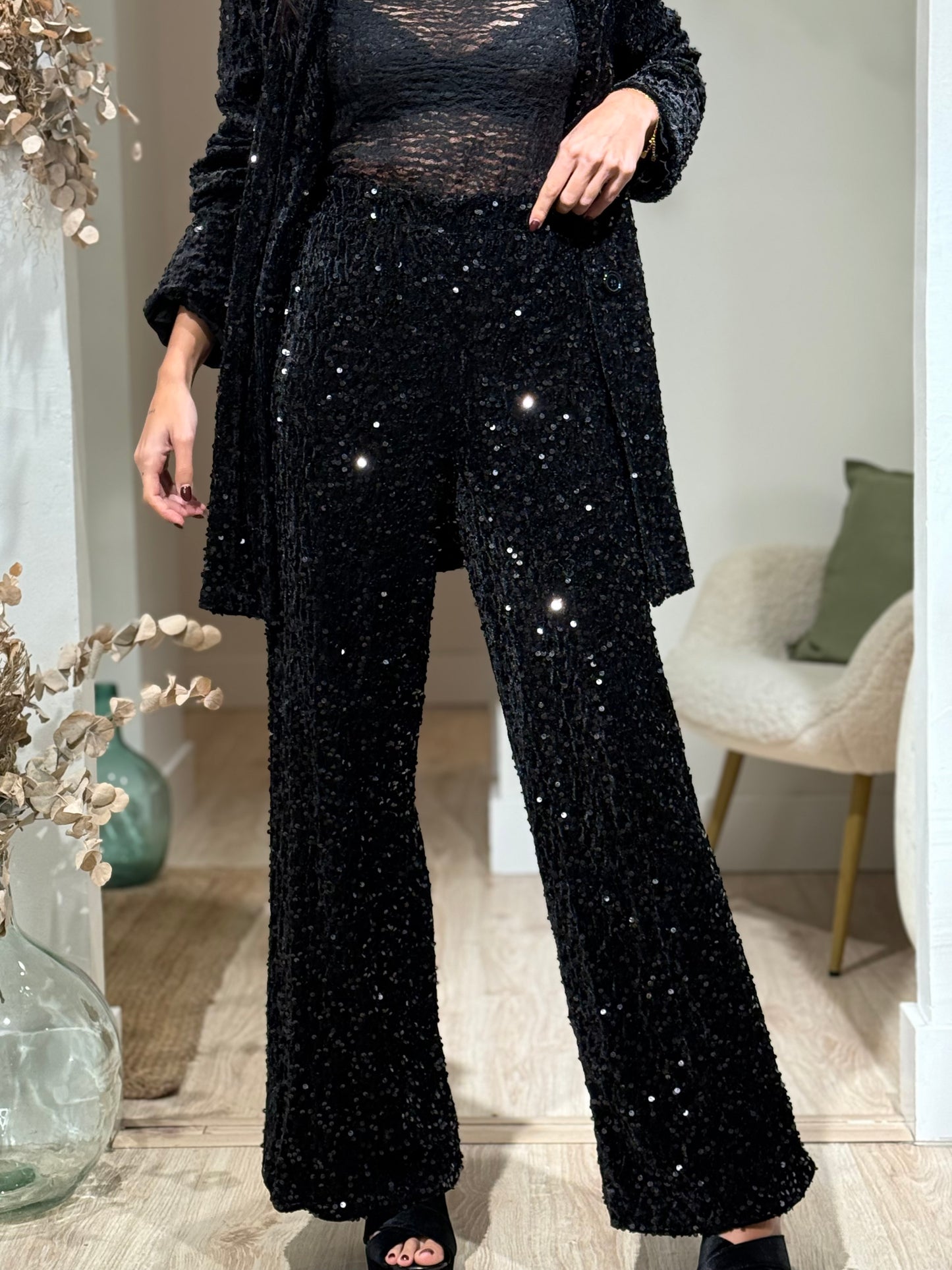 PANTALON TERCIOPELO BLACK