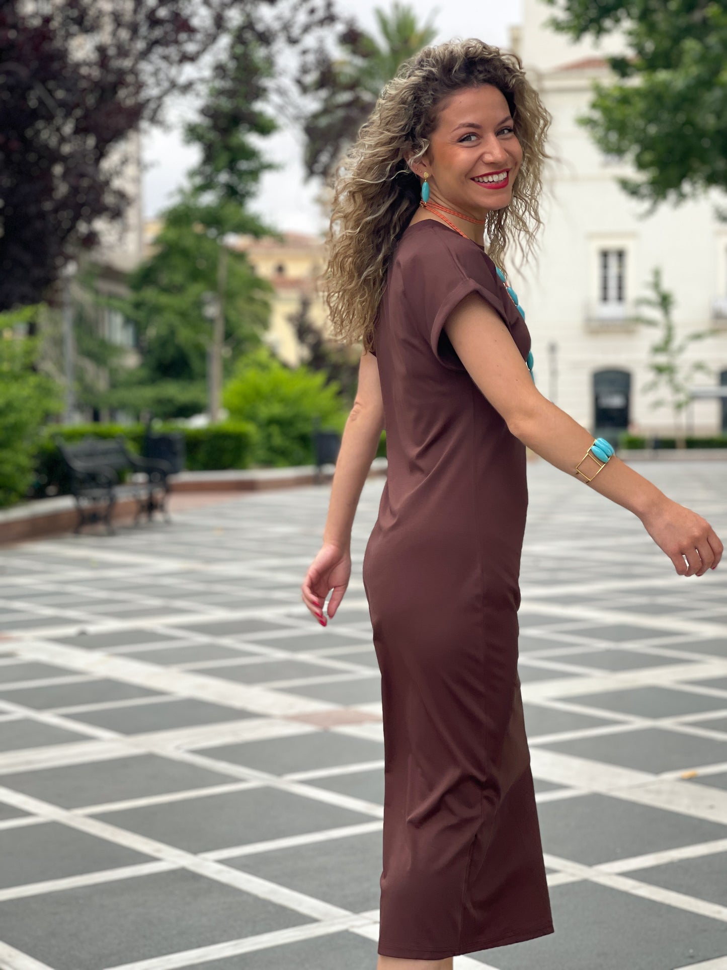 VESTIDO PALERMO BROWN