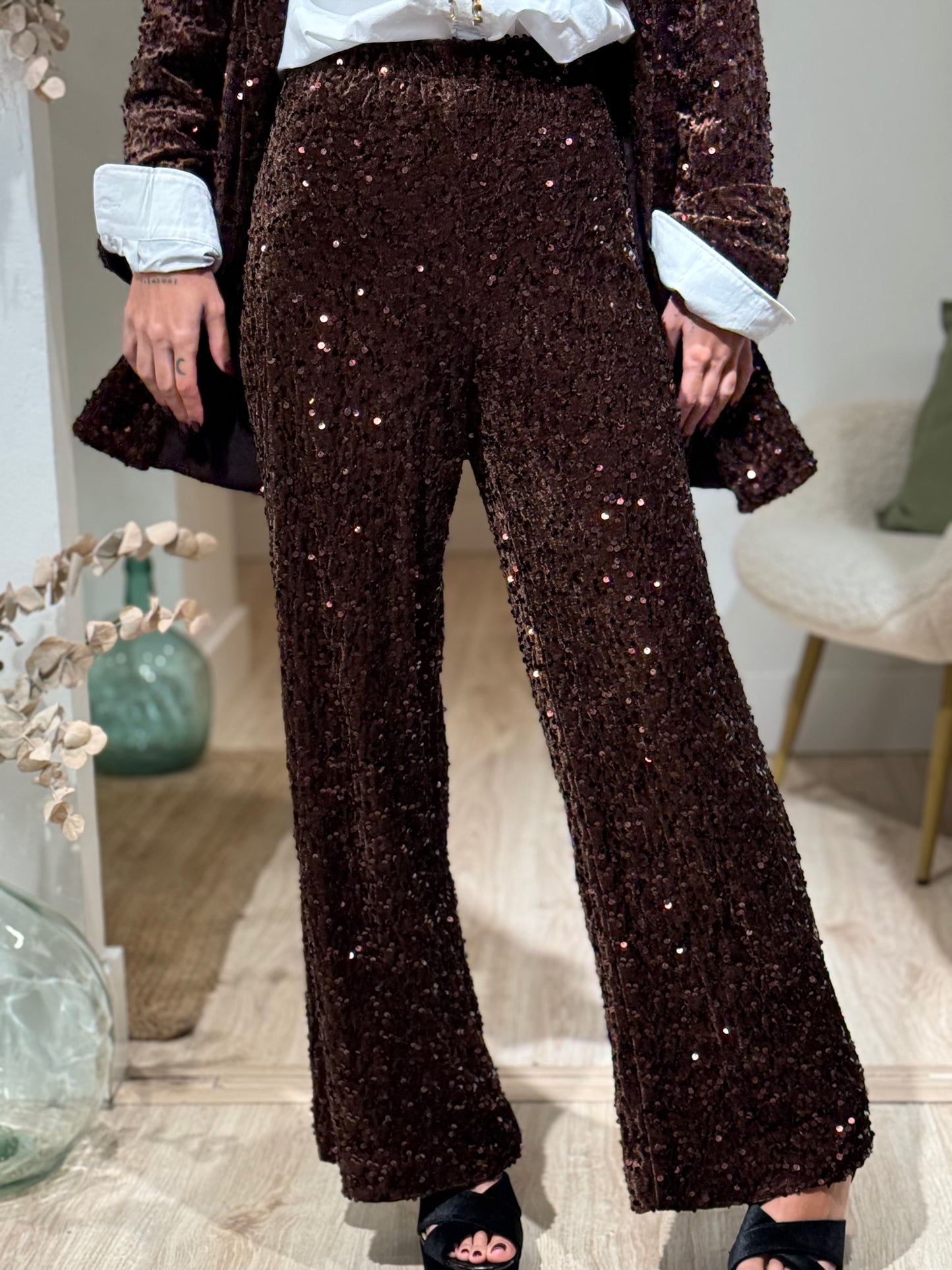 PANTALON TERCIOPELO PAILLET BROWN