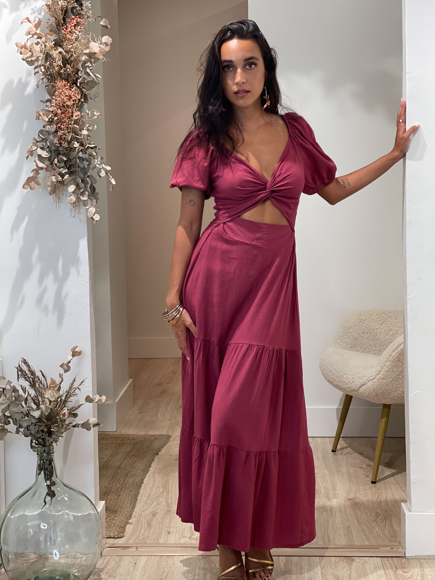 VESTIDO SALAMINA BUGANVILLA