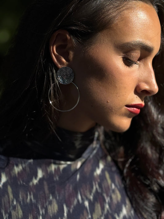 PENDIENTES  ALYSON PLATEADO