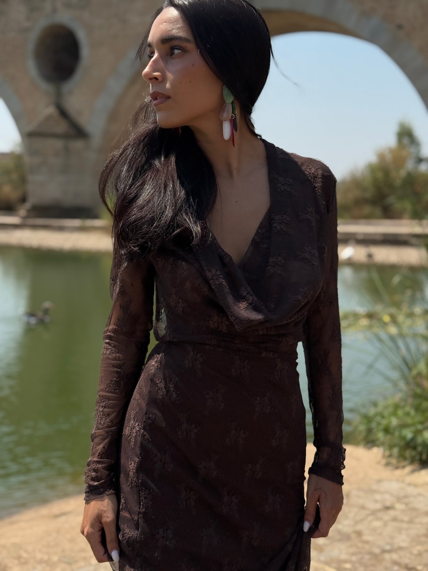 VESTIDO MARGOT BROWN