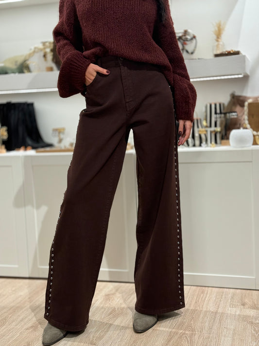 PANTALON TACHAS BROWN