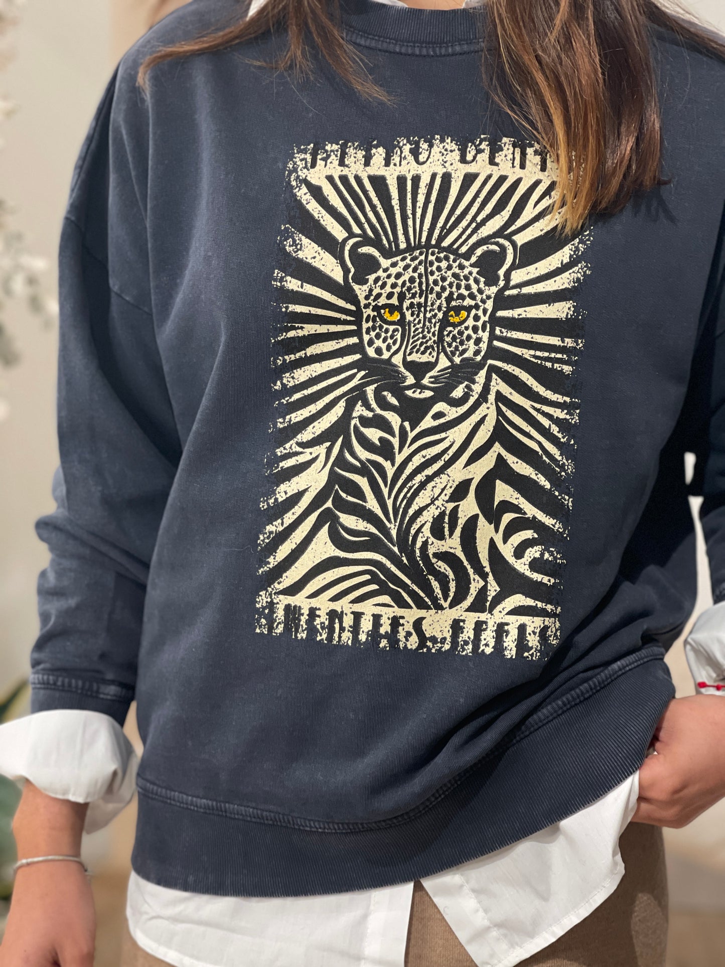 SUDADERA LEOPARD