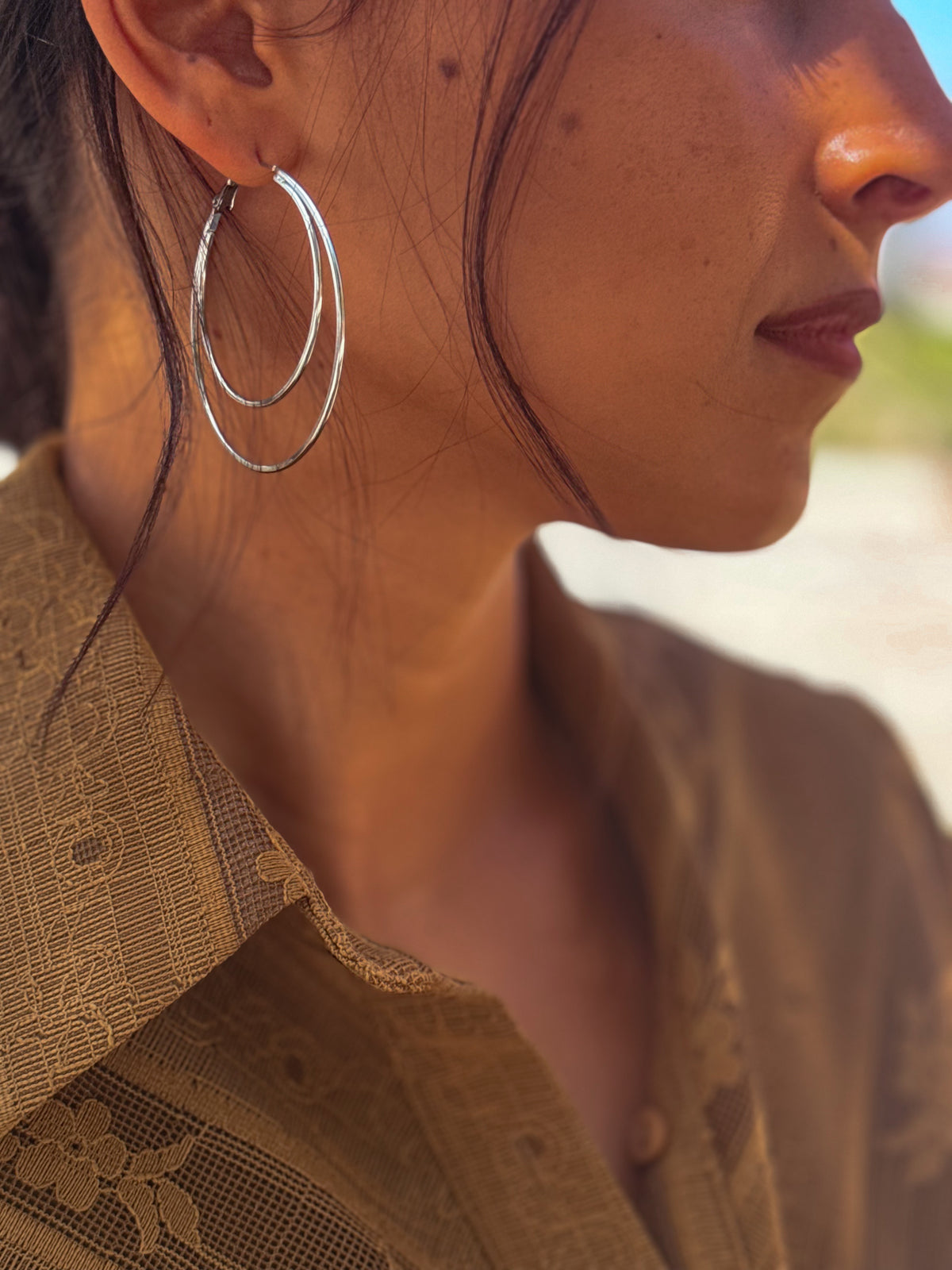 PENDIENTES DOBLE ARO