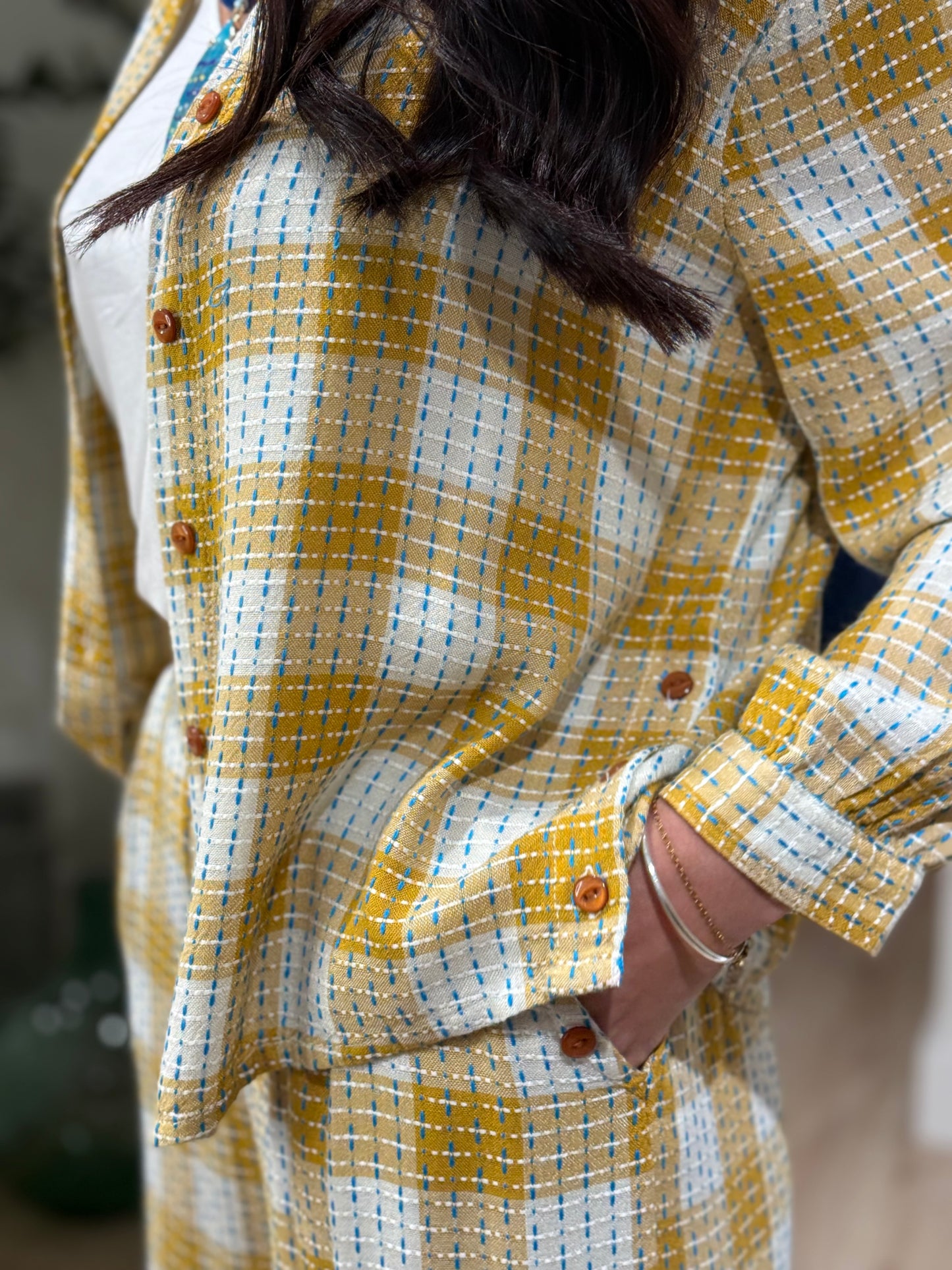CAMISA SQUARE YELLOW