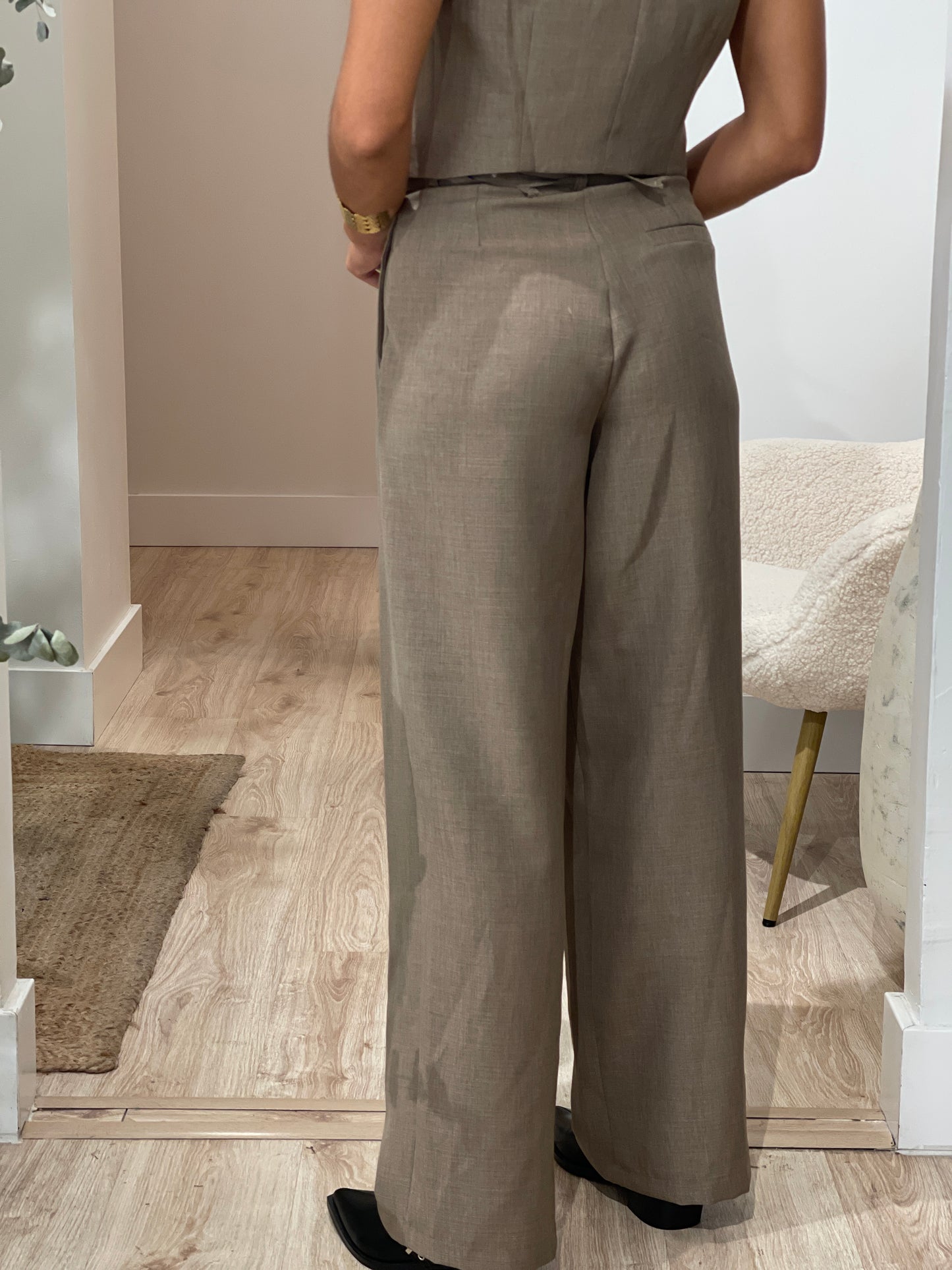 PANTALON OXFORD TAUPE