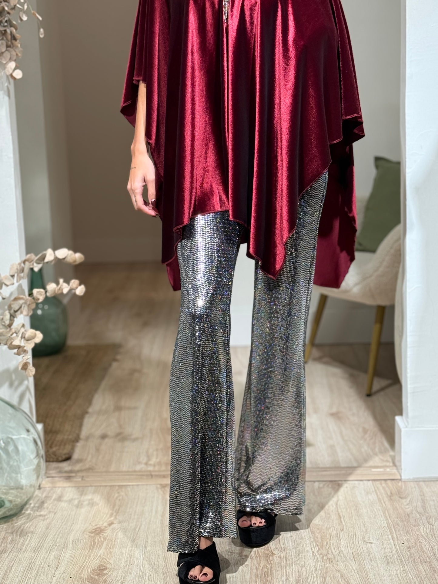 PANTALON PARTY SILVER