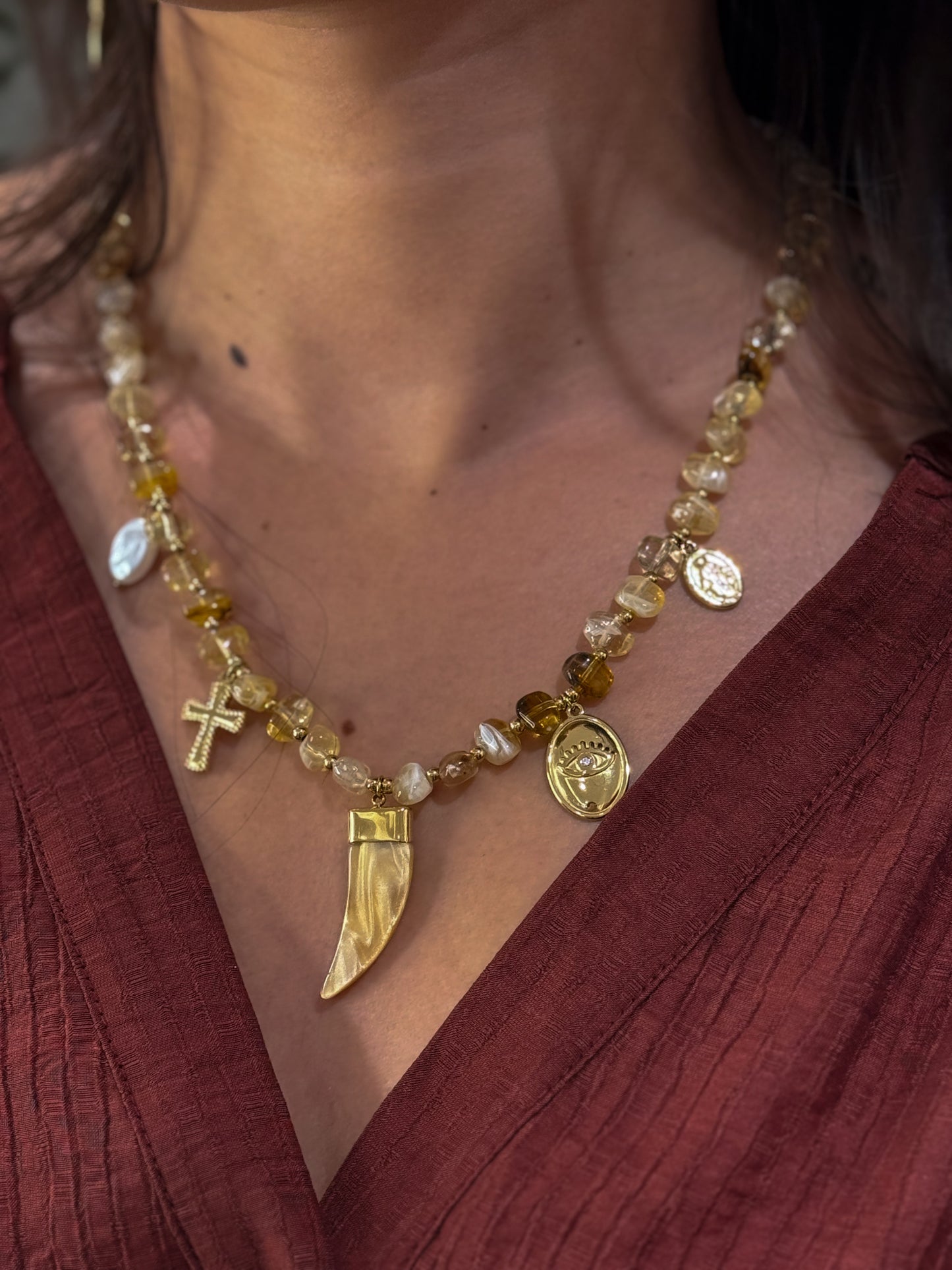 COLLAR ABALORIOS