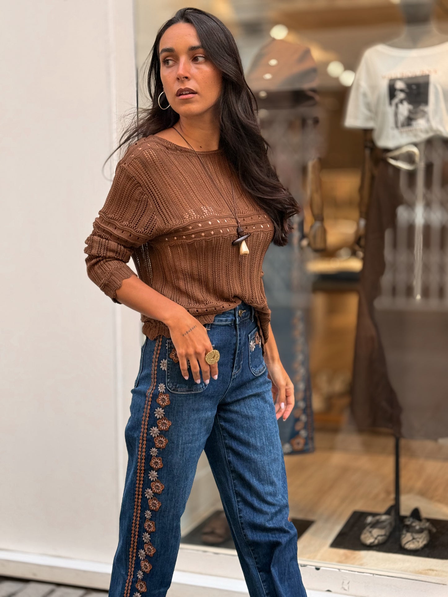 JEANS BORDADO