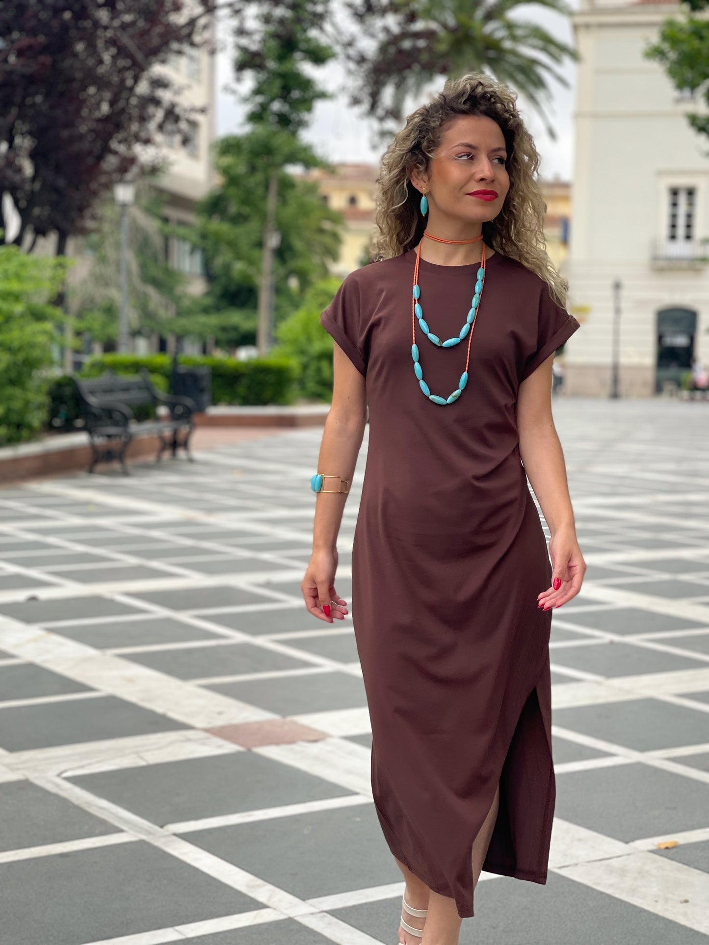 VESTIDO PALERMO BROWN