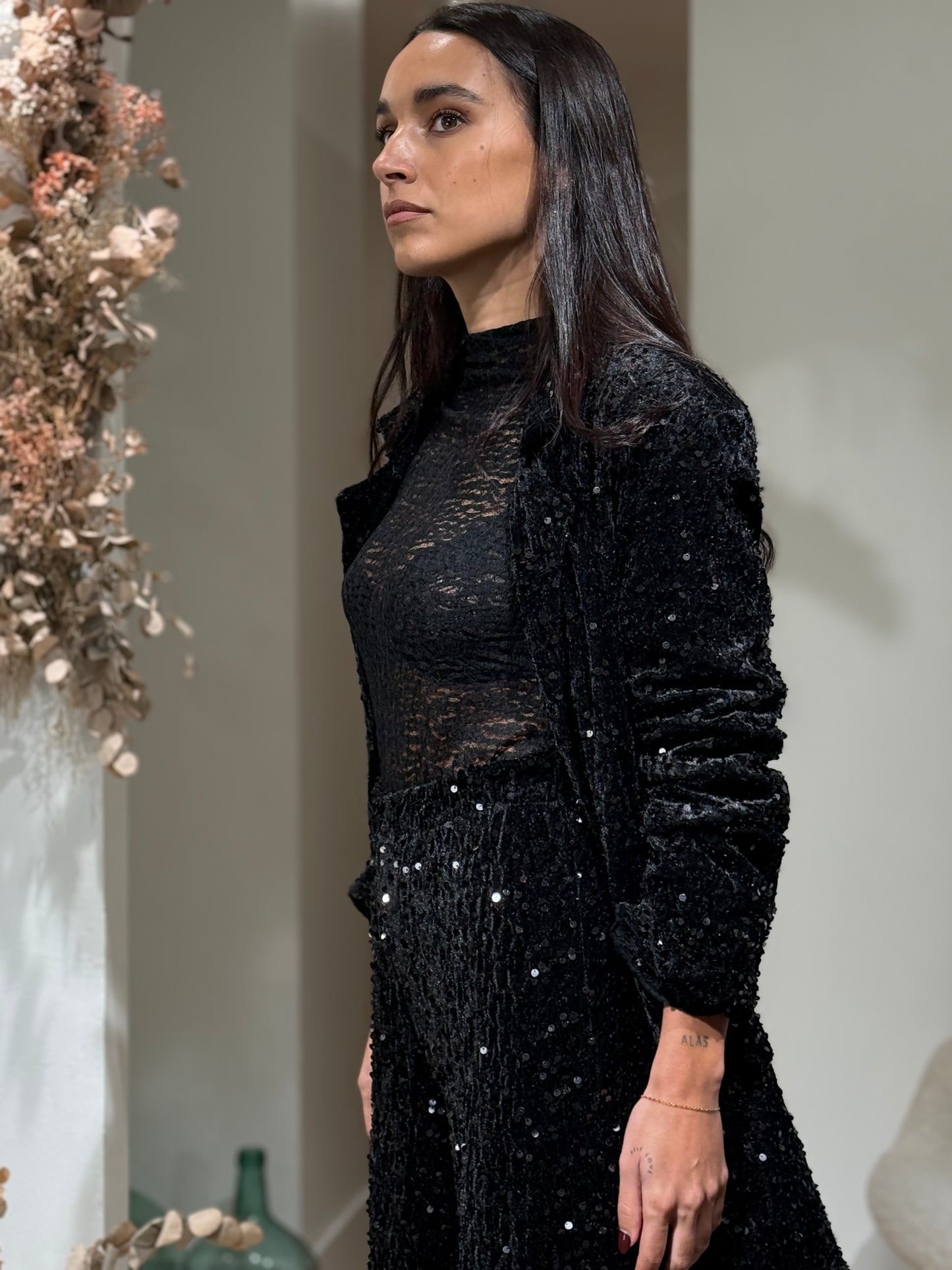 BLAZER TERCIOPELO BLACK