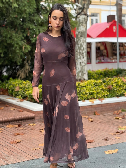 VESTIDO PETUNIA BROWN