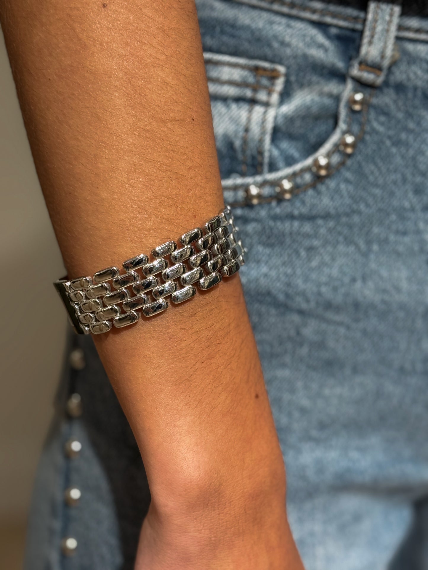 BRAZALETE PLATEADO