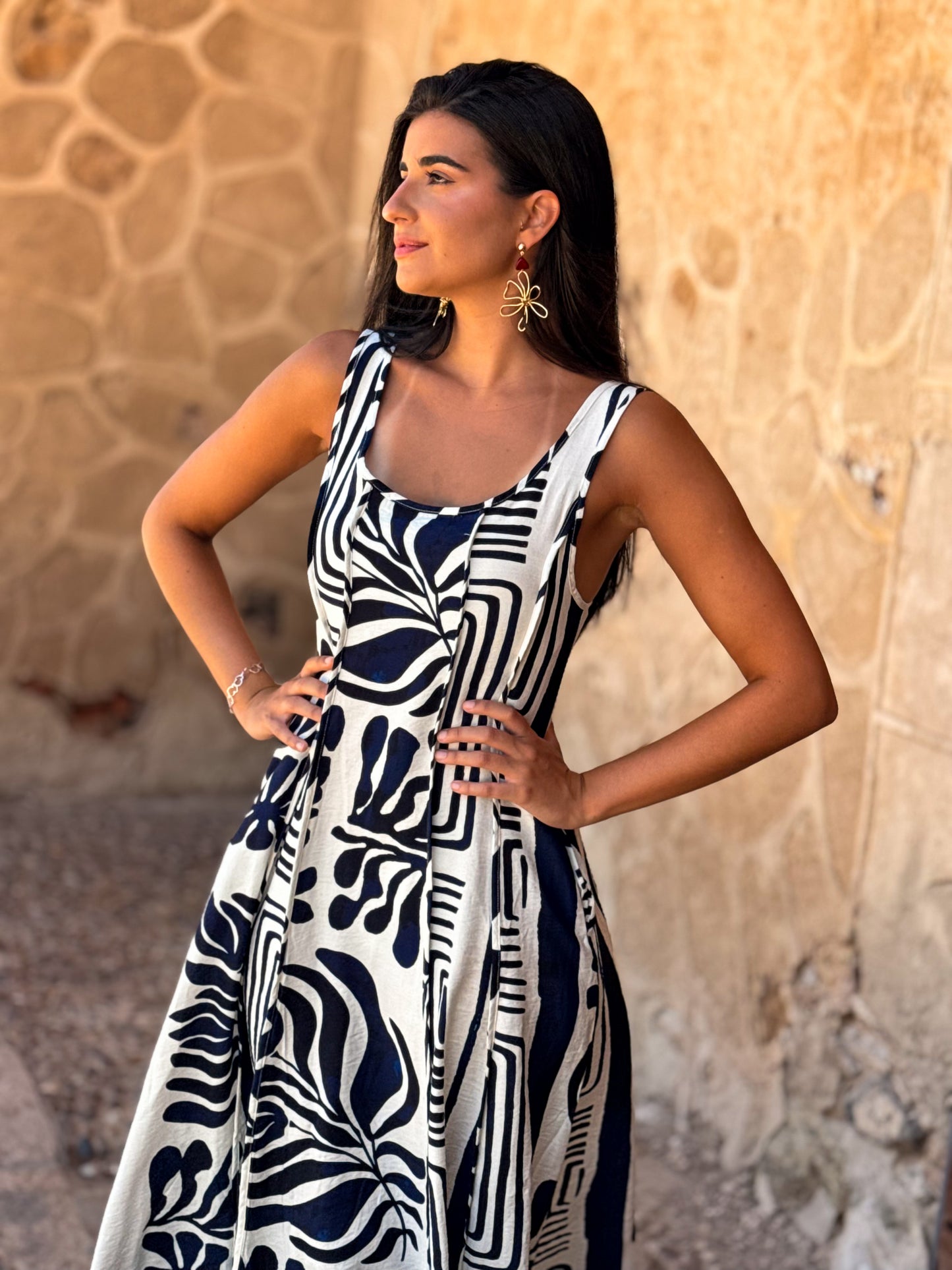VESTIDO AFRICA BLUE