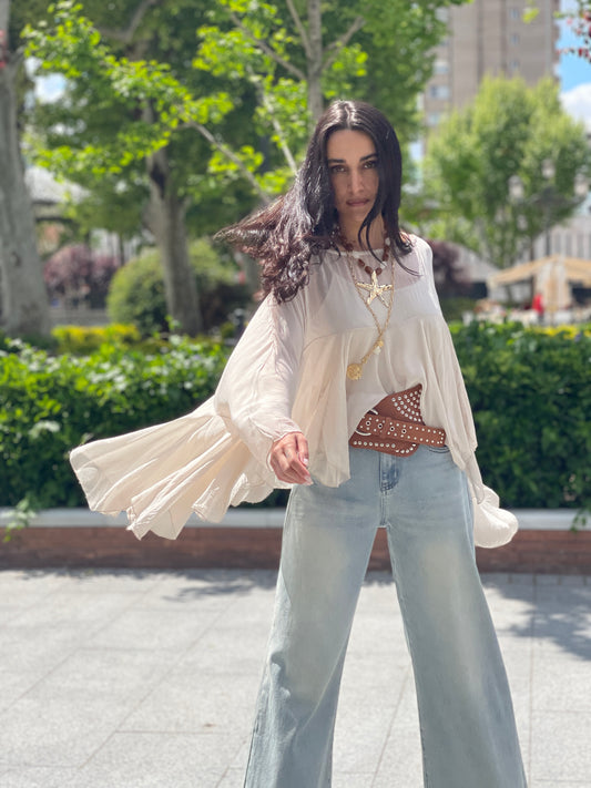 BLUSA LEA BEIGE