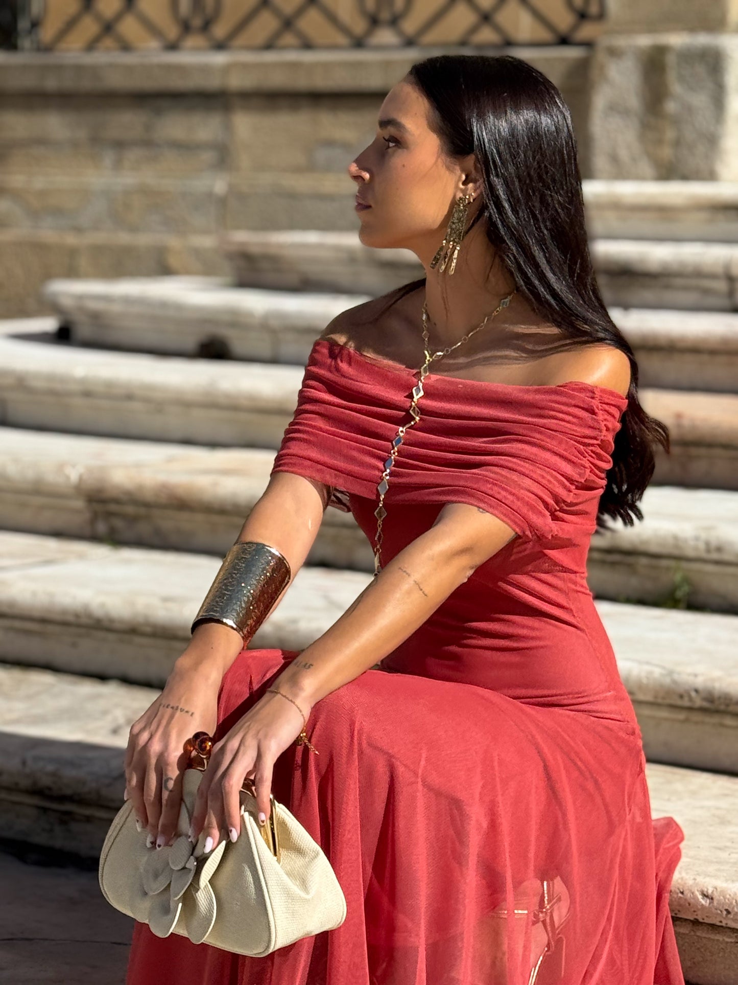 VESTIDO VERA TERRACOTA