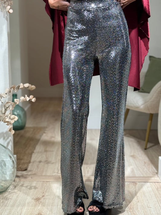 PANTALON PARTY SILVER