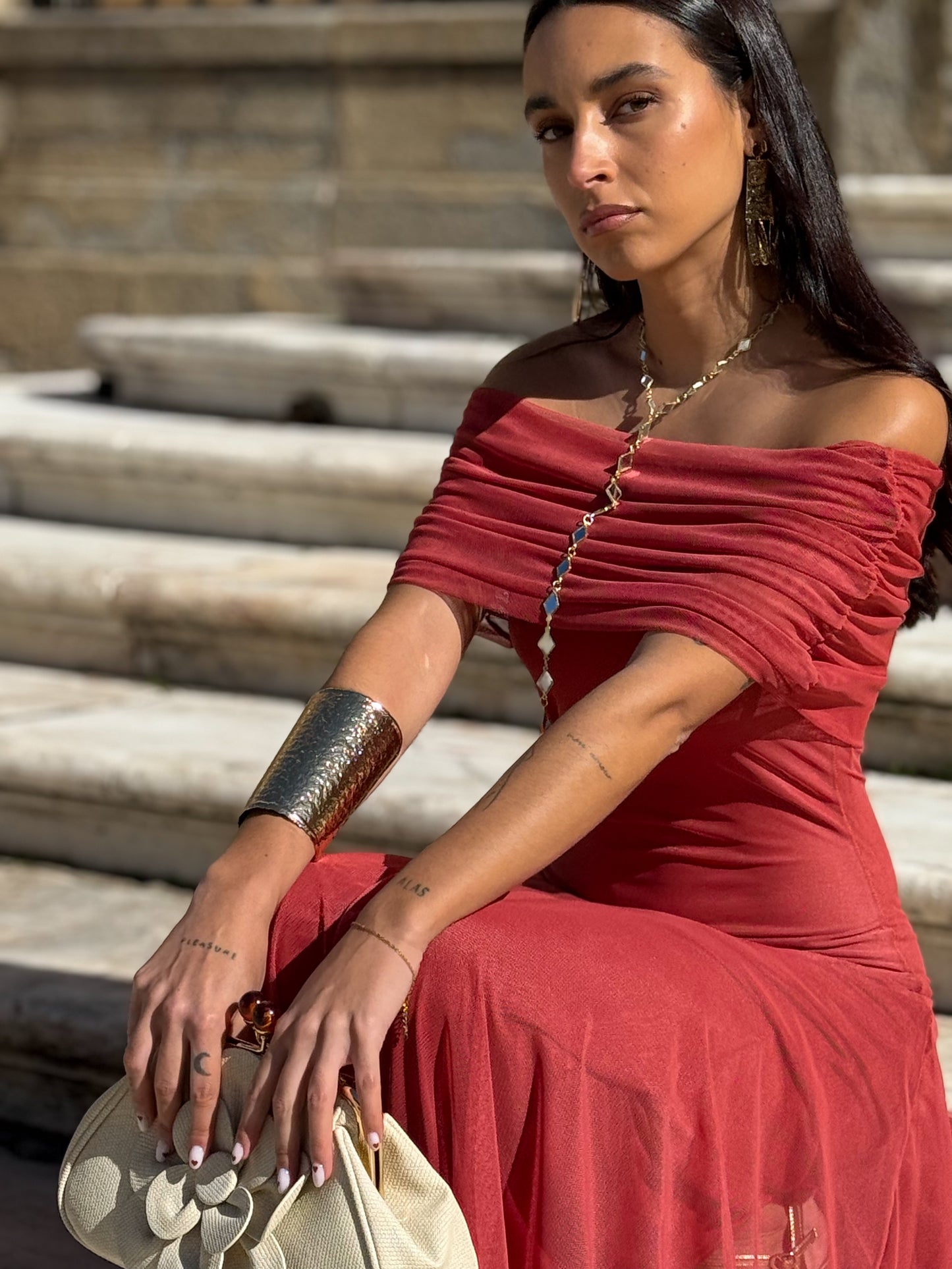 VESTIDO VERA TERRACOTA