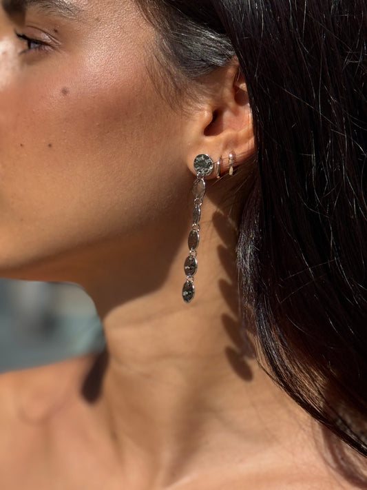 PENDIENTES LUXOR PLATEADO