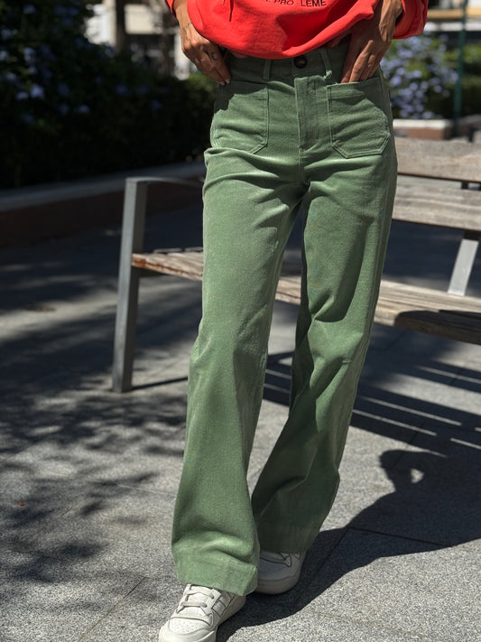 PANTALON PANA GREEN