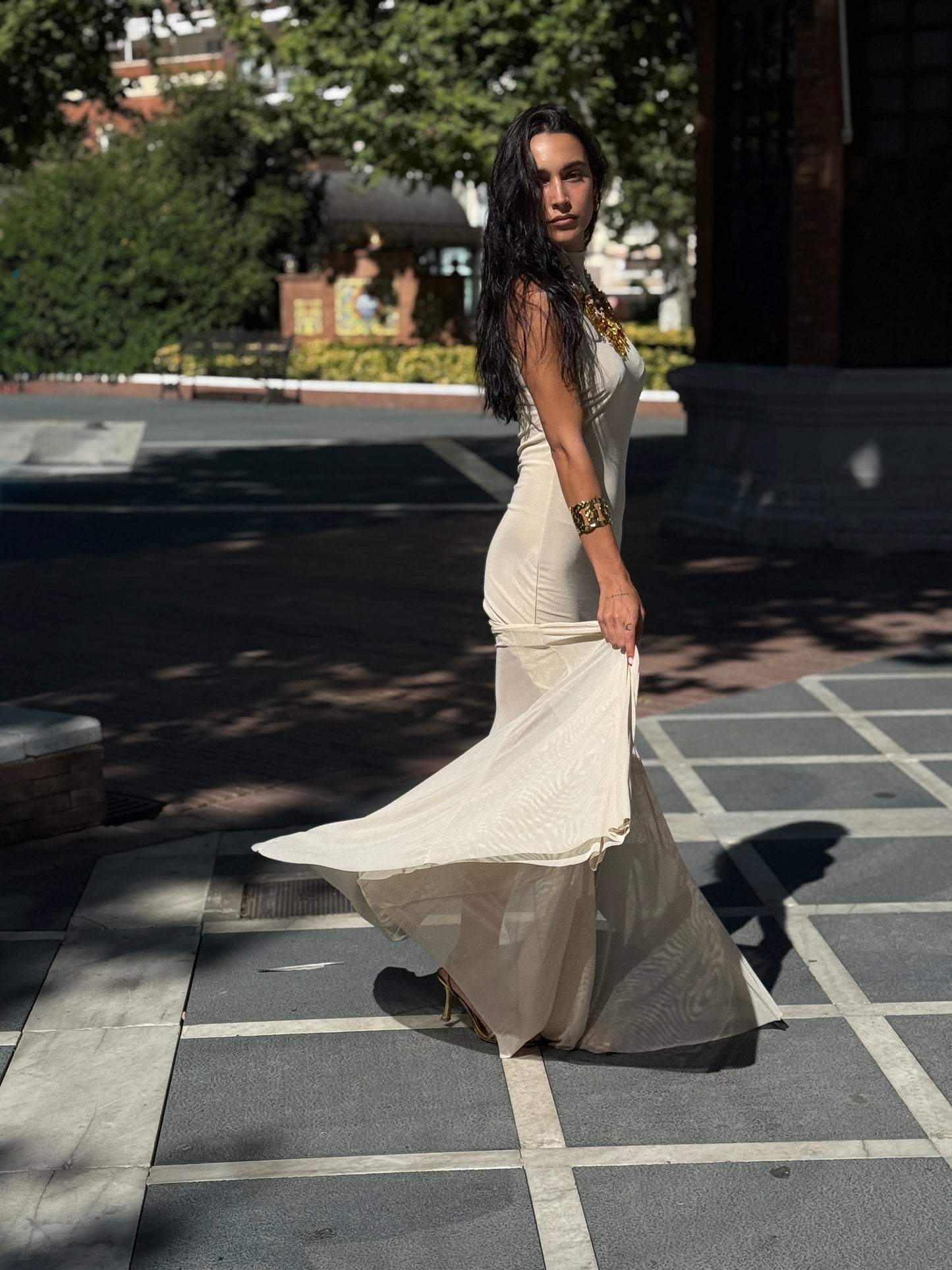 VESTIDO SICILIA BEIGE