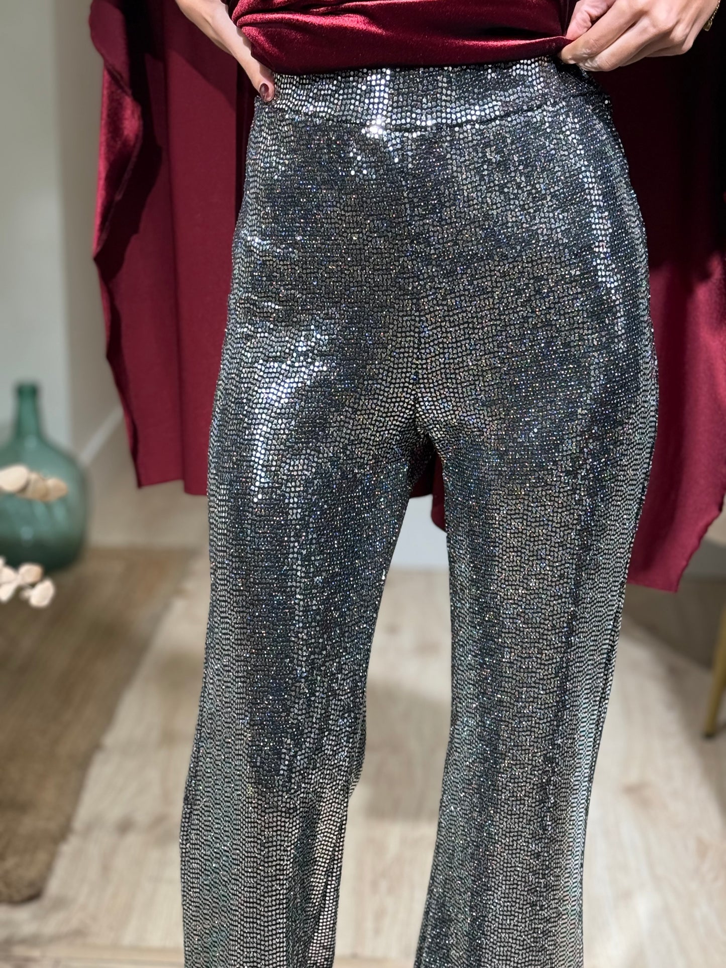 PANTALON PARTY SILVER