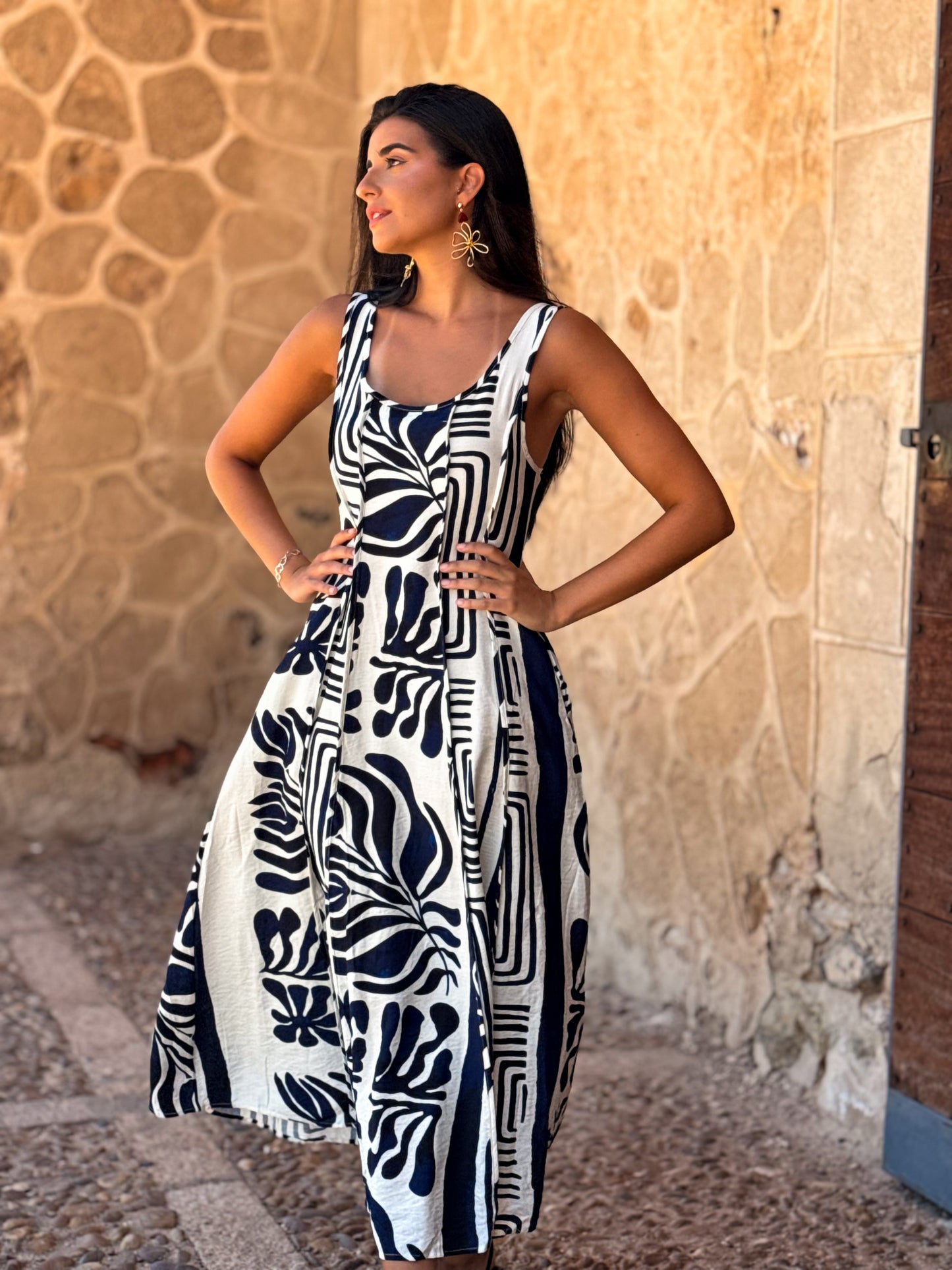 VESTIDO AFRICA BLUE