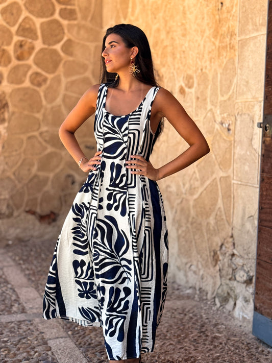VESTIDO AFRICA BLUE