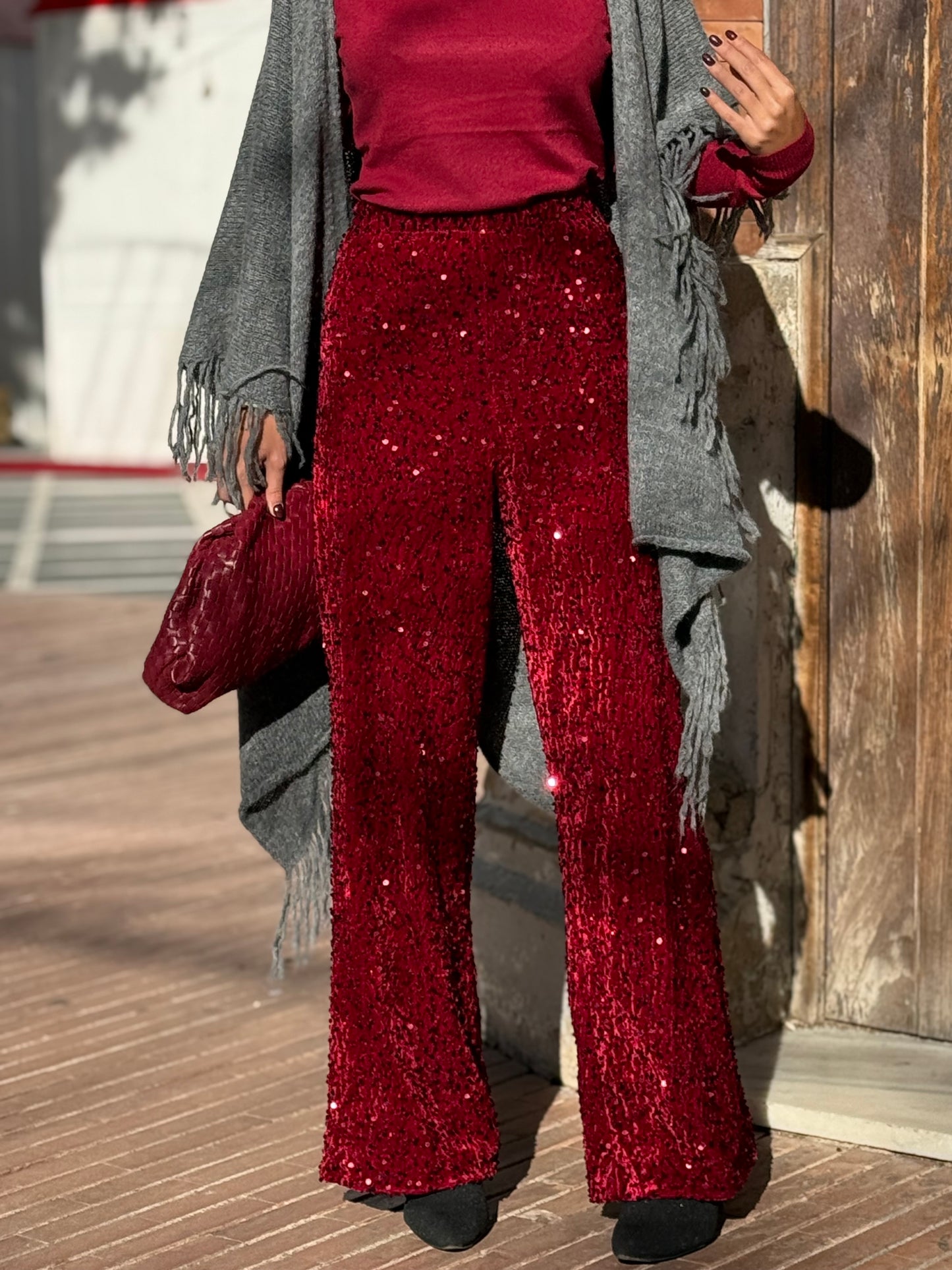 PANTALON TERCIOPELO PAILLETES