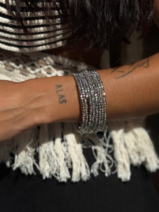 PULSERA INDHIA PLATEADA