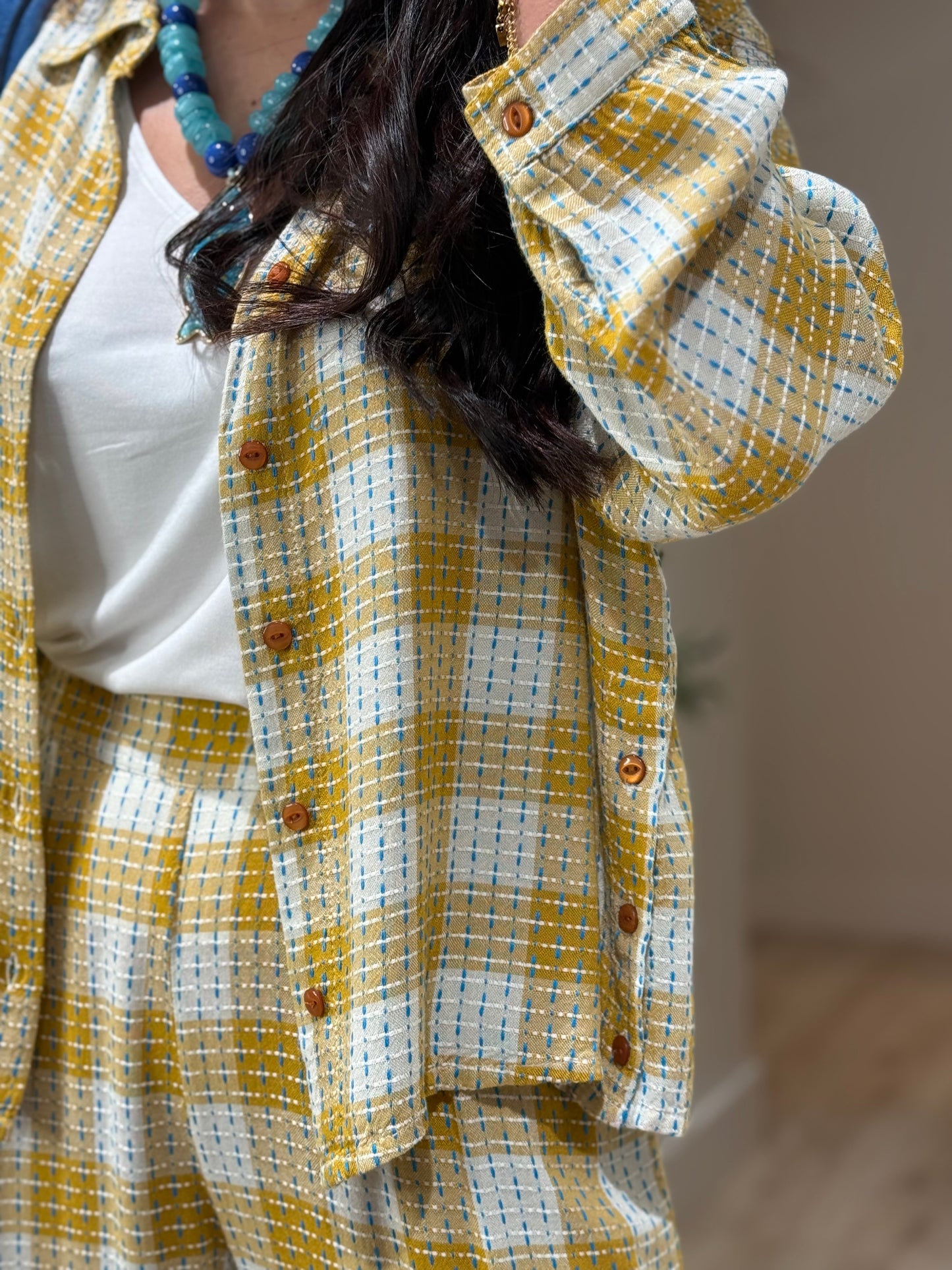 CAMISA SQUARE YELLOW
