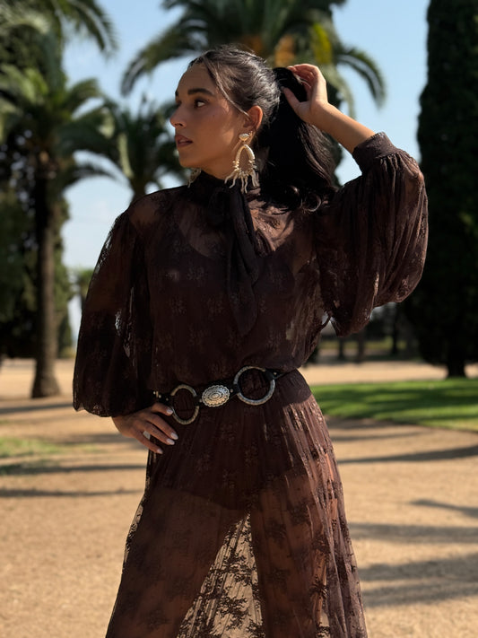 BLUSA SAORI BROWN