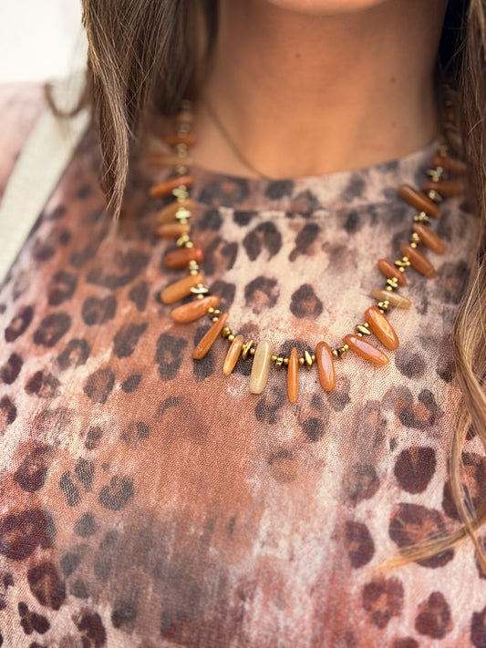 COLLAR NATURAL STONE