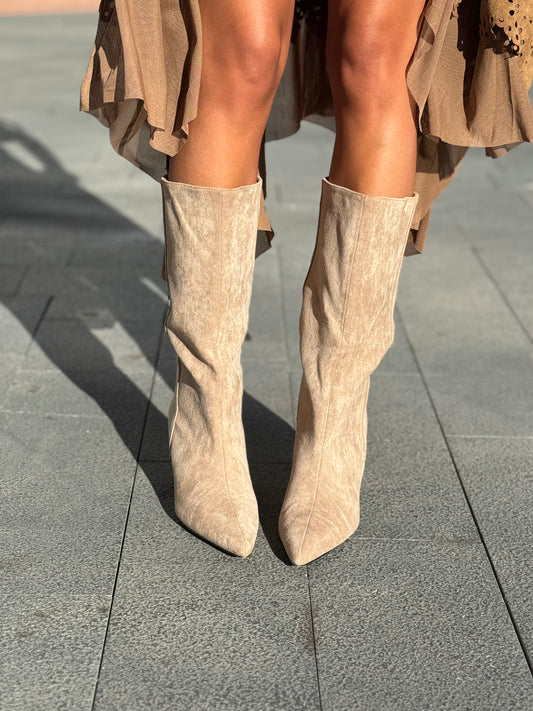 BOTAS ALYSON BEIGE