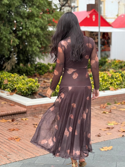 VESTIDO PETUNIA BROWN