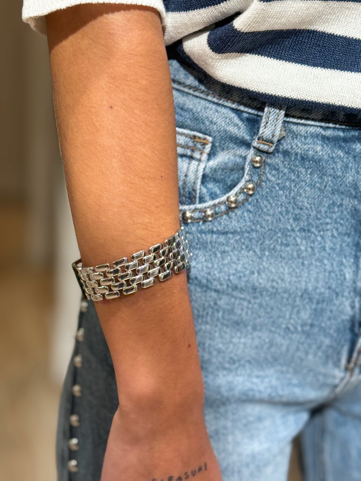 BRAZALETE PLATEADO