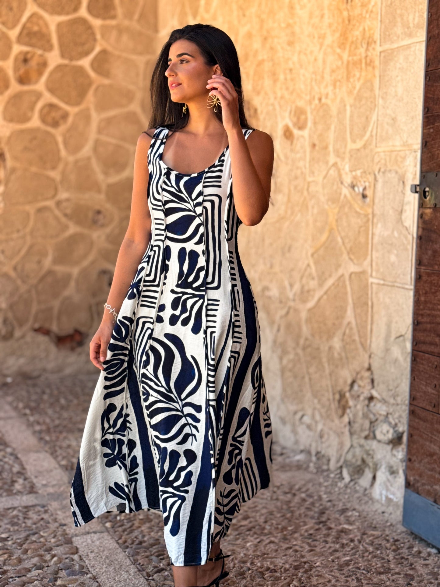 VESTIDO AFRICA BLUE